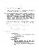 Finanzas. Comente y justifique las siguientes preguntas