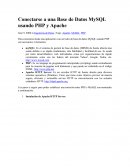 Conexion base de datos MySql