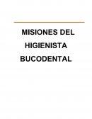 Misiones del Higienista Bucodental