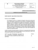 Estudio de caso: EL QUIMICO