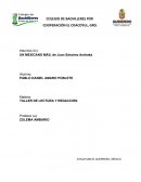 Taller de lectura:Un mexicano más