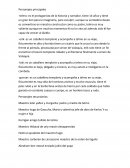 Resumen Personajes principales