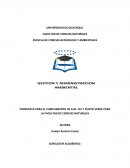 PROPUESTA PARA EL CUMPLIMIENTO DE PRACTICAS AMBIENTALES PARA LA FACULTAD DE CIENCIAS NATURALES