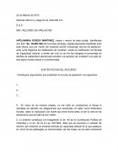 MODELO DE APELACIÓN (ADVO)