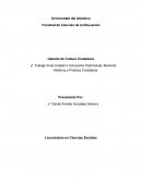 Trabajo Final Unidad 4: Educación Patrimonial, Memoria Histórica y Práctica Ciudadana