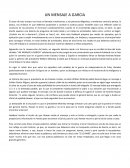 RESUMEN UN MENSAJE A GARCIA