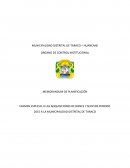 EXAMEN ESPECIAL A LAS ADQUISICIONES DE BIENES Y SEVICIOS PERIODO 2015 A LA MUNICIPALIDAD DISTRITAL DE TARACO