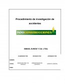 Procedimiento de investigación de accidentes