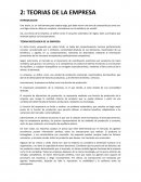 TEORIAS DE LA EMPRESA