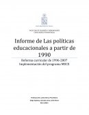 Las políticas educacionales de Chile