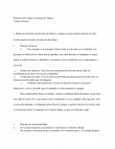Derechos del Trabajo y Contrato de Trabajo