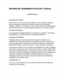 HISTORIA DEL PENSAMIENTO POLITICO Y SOCIAL.