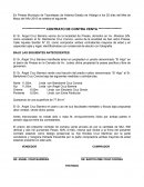 Ejemplo de Contrato de contra y venta