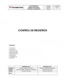 CONTROL DE REGISTROS.