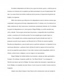 Independencia de México es un gran movimiento