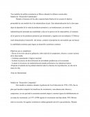 Tres modelos de política económica en México durante los últimos sesenta años.