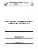 Procedimiento de Control de Documentos