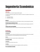 Anualidades - Ingeniería Económica Una anualidad es una sucesión de pagos periódicos iguales
