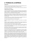 Teorias de la empresa.TEORIA DE LA AGENCIA