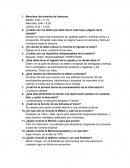Cuestionario sobre la informática