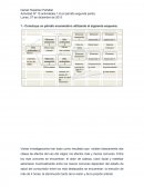 Construye un párrafo enumerativo utilizando el siguiente esquema