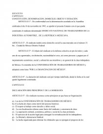 ESTATUTO CAPITULO I CONSTITUCIÓN, DENOMINACION, DOMICILIO, OBJETO Y DURACIÓN. Página 1