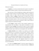 Resumen de los caps. 1 y 2 de Introduccion a la linguistica de Coseriu