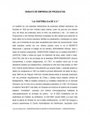 Control ENSAYO DE EMPRESA DE PRODCUTOS