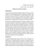 Origen del conocimiento psicológico