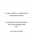 El mundo moderno y la hegemonía del individualismo posesivo