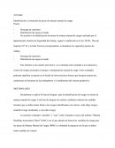 Identificación y evaluación de tareas de manejo manual de cargas