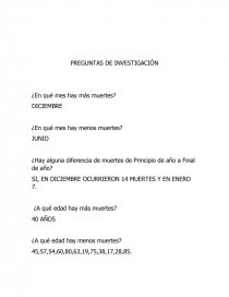 LAS PREGUNTAS DE INVESTIGACIÓN.... Página 16