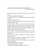 Para generar conocimiento científico