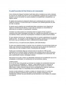 Ensayo PLANIFICACION ESTRATEGICA DE CIUDADES