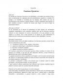 Resumen de Funciones ejecutivas