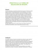 PRÁCTICA 2: LA TAREA DE SELECCIÓN DE WASON