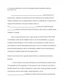 UNA DEMANDA DE RECTIFICACIÓN DE ACTA