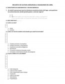 Encuesta de cultura asegurada a ciudadanos del DMQ