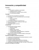 Innovación y competitividad.