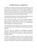 Elementos de la Semiotica