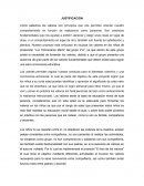 Informe psicologico. VALORES EN EL AMBIENTE ÁULICO