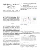 Aplicaciones Lineales del Amplificador Operacional