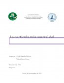 Pedagogía en Educación Parvularia La partícula más austral del mundo