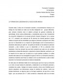 LA FORMACIÓN CIUDADANA EN LA EDUCACION BASICA