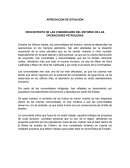 APRECIACION DE SITUACION. DESCONTENTO DE LAS COMUNIDADES DEL ENTORNO DE LAS OPERACIONES PETROLERAS