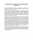 LOS RETOS DE LA TEORIA DE LA COMUNICACIÓN EN EL SIGLO XXI