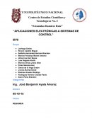 Aplicaciones electrónicas a sistemas de control