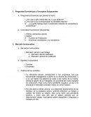 Preguntas Económicas y Conceptos Subyacentes