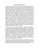 EDUCACIÓN INTERCULTURAL.