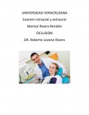 Examen intraoral y extraoral